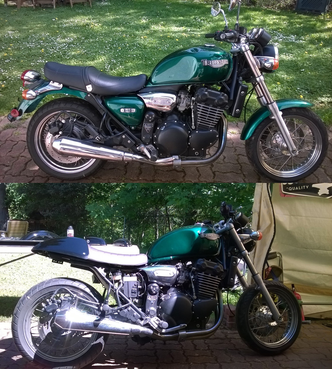 Triumph legend custom deals